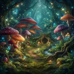 Mushroom Grotto fantasy preview