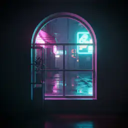 Neon Rain cyberpunk preview