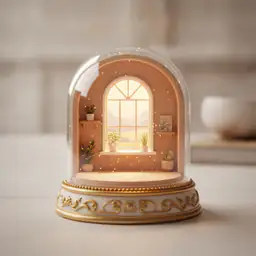 Snow Globe Miniature pet artwork style preview