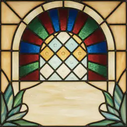 Stained Glass pet artwork style preview